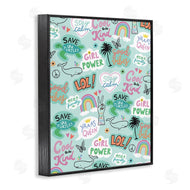 Nina Seven | Girl Power Phrase pattern