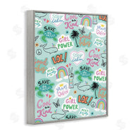 Nina Seven | Girl Power Phrase pattern