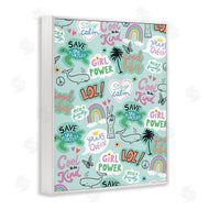 Nina Seven | Girl Power Phrase pattern