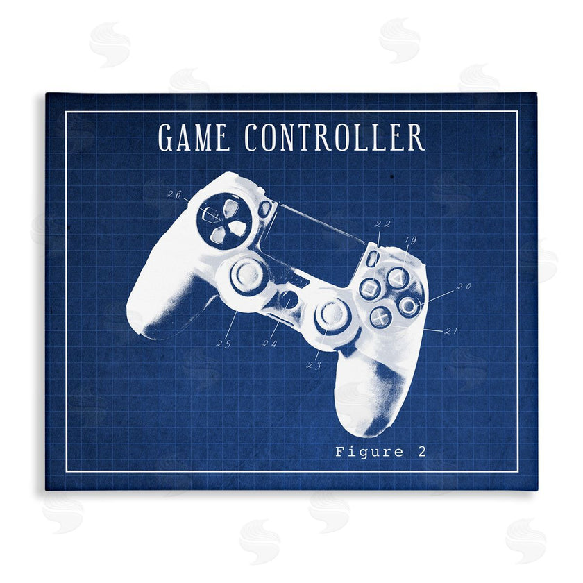 Stupell Studio | Blueprint for Video Game Controller
