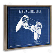 Stupell Studio | Blueprint for Video Game Controller