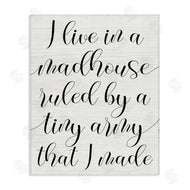 Stupell Studio | Madhouse Ruled by Children