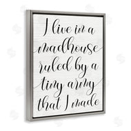 Stupell Studio | Madhouse Ruled by Children
