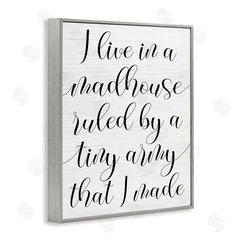 Stupell Studio | Madhouse Ruled by Children