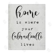 Stupell Studio | Home's Where Labradoodle Lives