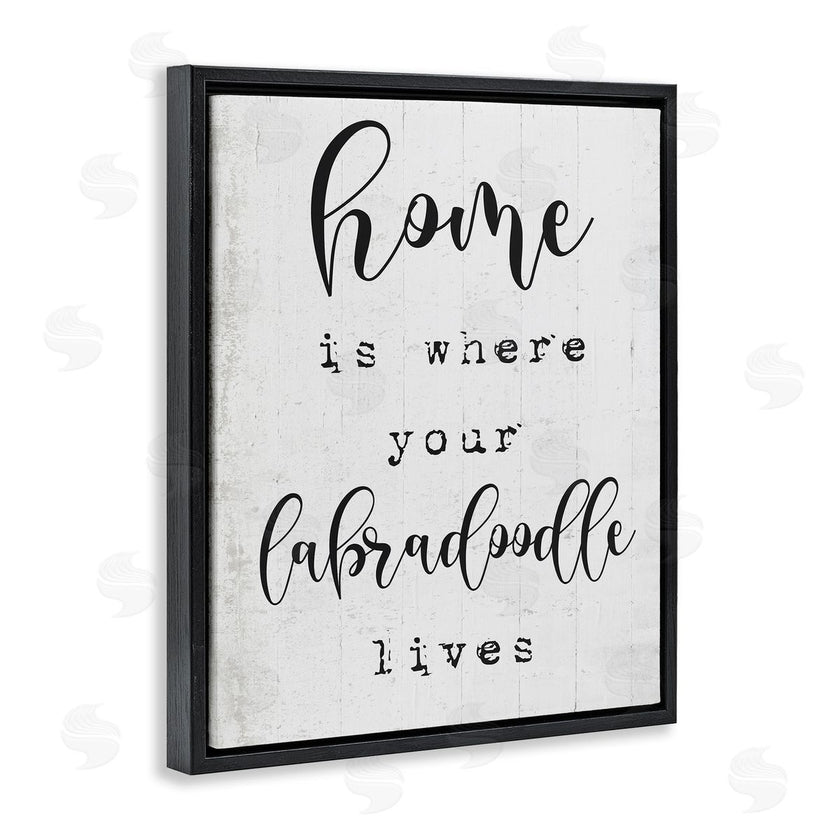 Stupell Studio | Home's Where Labradoodle Lives