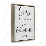 Stupell Studio | Home's Where Labradoodle Lives