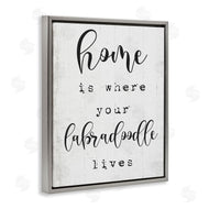 Stupell Studio | Home's Where Labradoodle Lives