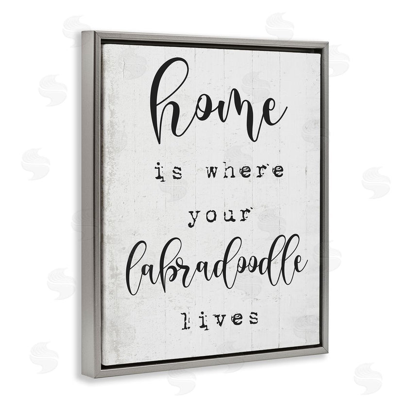 Stupell Studio | Home's Where Labradoodle Lives