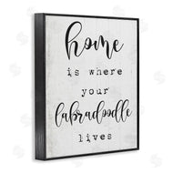 Stupell Studio | Home's Where Labradoodle Lives