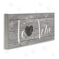 Stupell Studio | Te Amo Rustic Grey