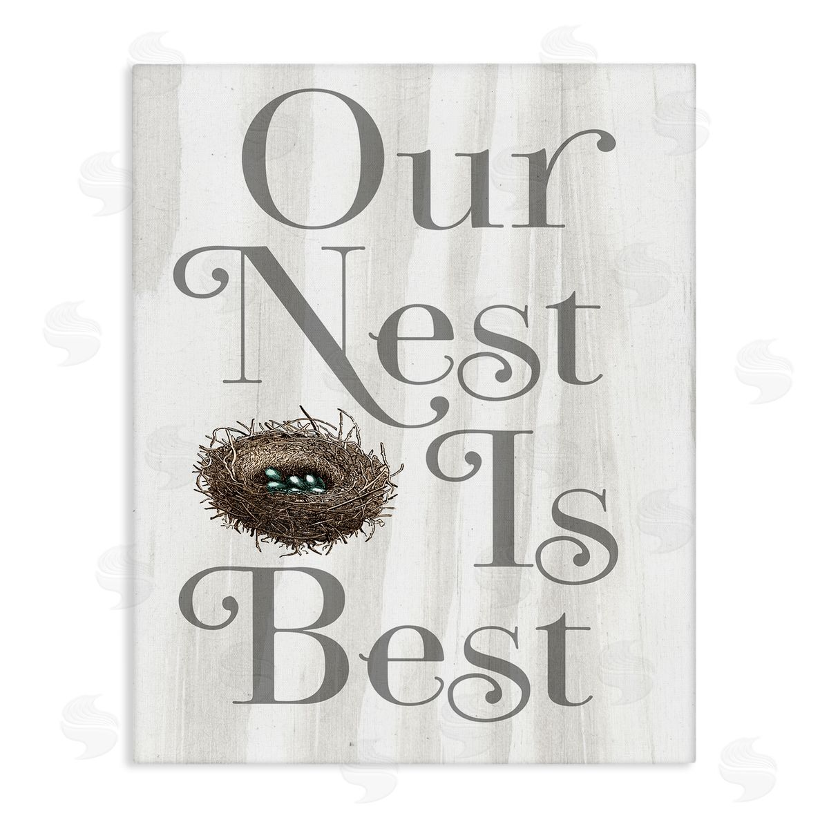 Our Nest is Best Canvas Wall Art, Home Decor by Stupell Studio