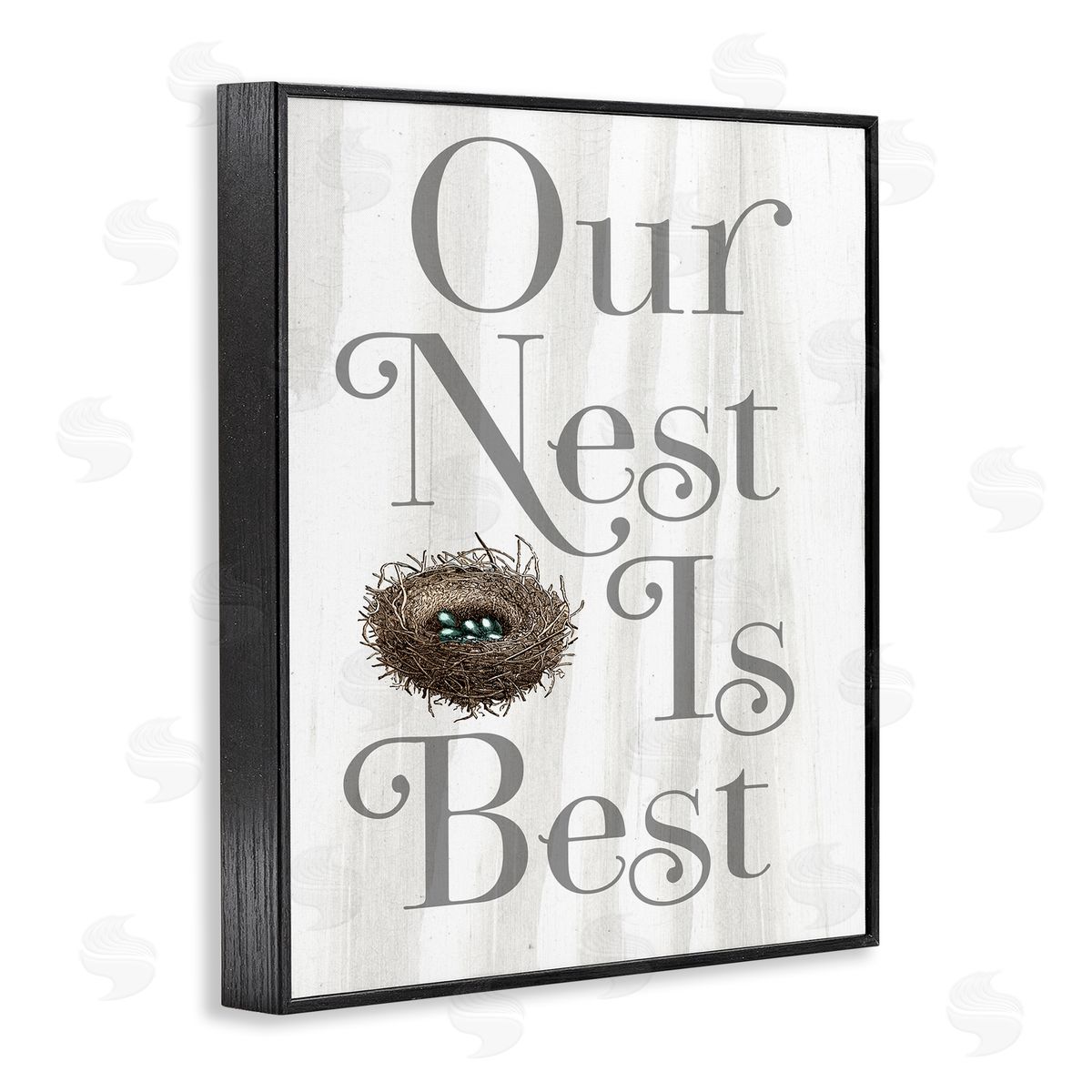 Our Nest is Best Black Frame Print Wall Art, Home Decor by Stupell Studio
