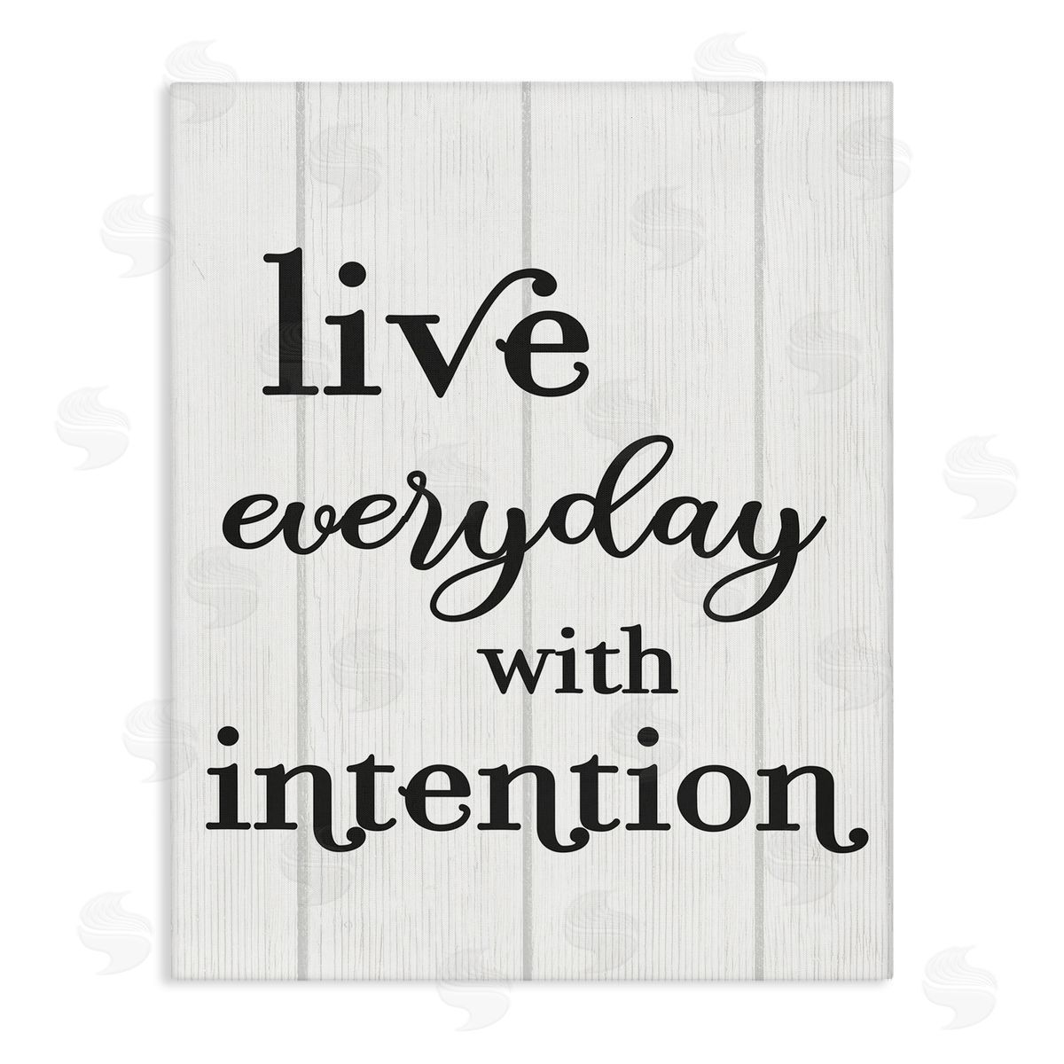 Live Everyday with Intention Canvas Wall Art, Home Decor by Stupell Studio