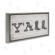Stupell Studio | Y'all Welcome Cowboy Boots