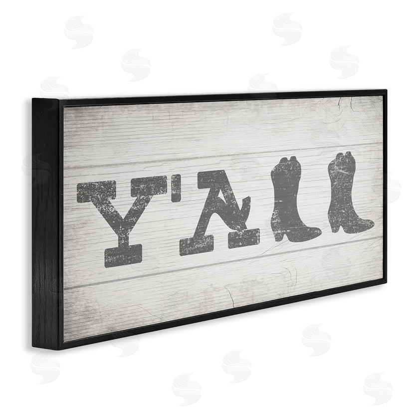 Stupell Studio | Y'all Welcome Cowboy Boots