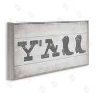 Stupell Studio | Y'all Welcome Cowboy Boots