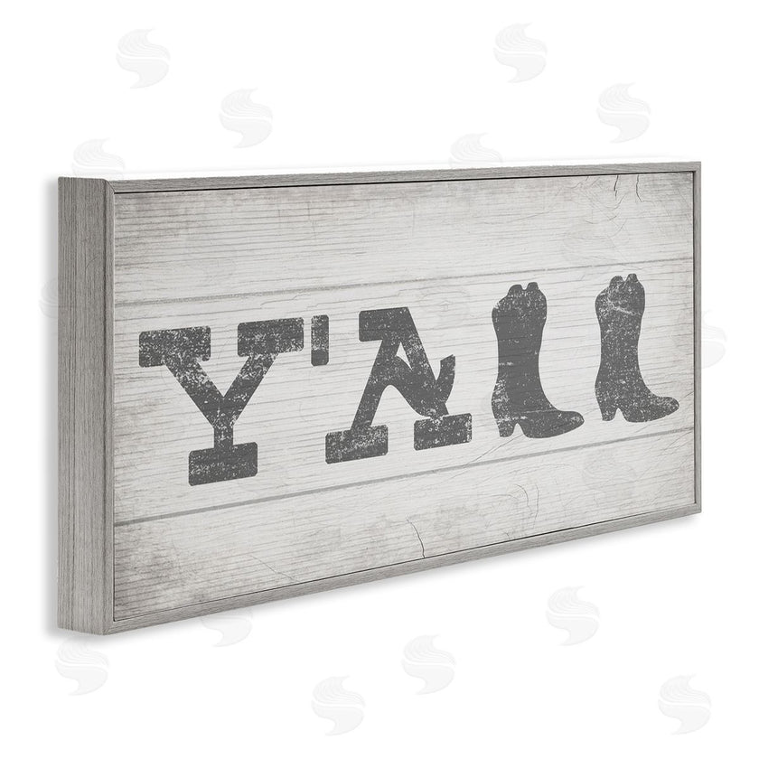 Stupell Studio | Y'all Welcome Cowboy Boots