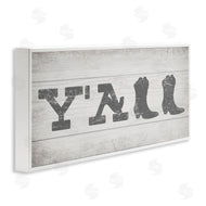 Stupell Studio | Y'all Welcome Cowboy Boots