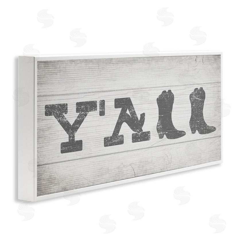 Stupell Studio | Y'all Welcome Cowboy Boots