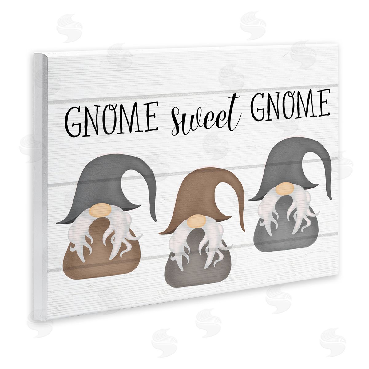 Gnome Sweet Gnome Trio Wood Plaque Wall Art, Home Decor by Stupell Studio