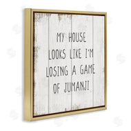 Stupell Studio | House Looks Like Jungle Game