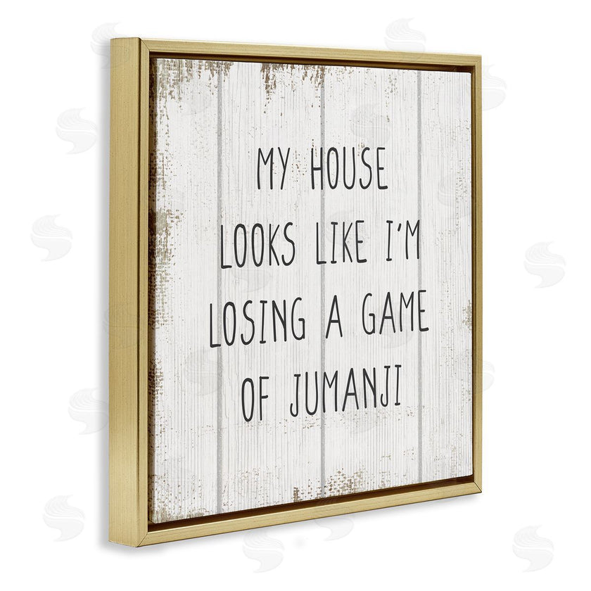 Stupell Studio | House Looks Like Jungle Game