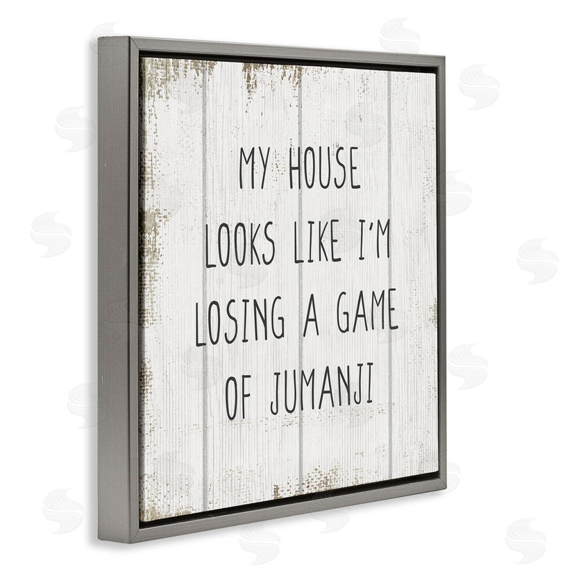 Stupell Studio | House Looks Like Jungle Game