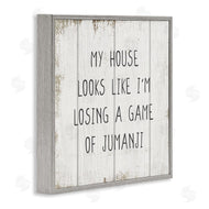 Stupell Studio | House Looks Like Jungle Game