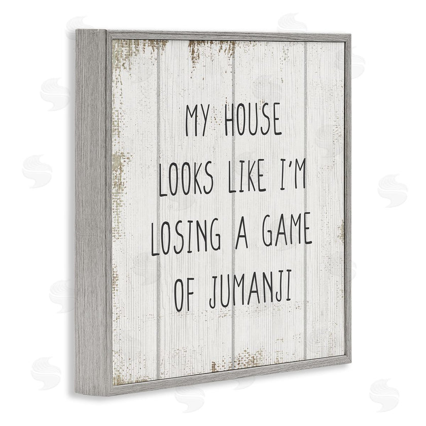 Stupell Studio | House Looks Like Jungle Game