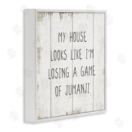 Stupell Studio | House Looks Like Jungle Game
