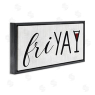 Stupell Studio | Fri Yay with Martini Glass