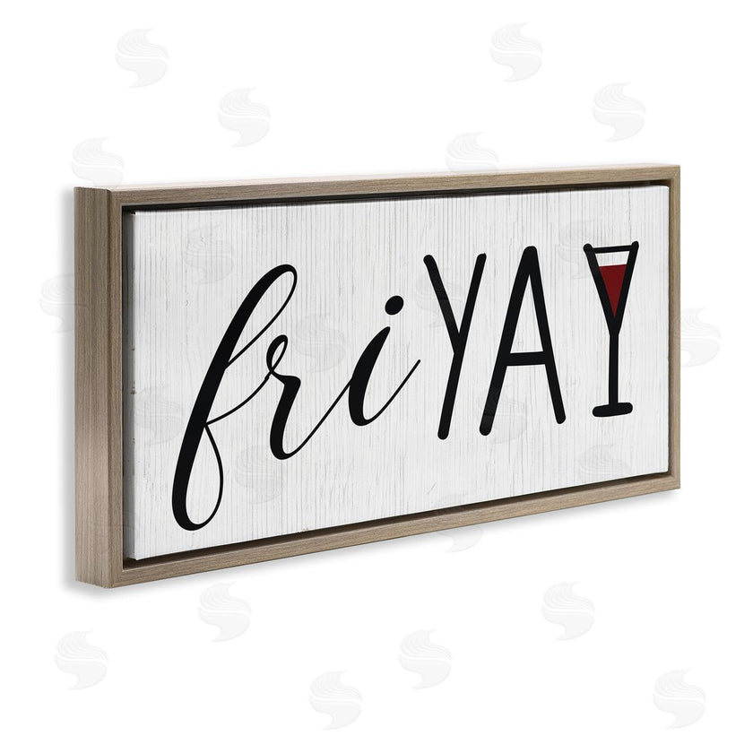 Stupell Studio | Fri Yay with Martini Glass