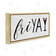 Stupell Studio | Fri Yay with Martini Glass