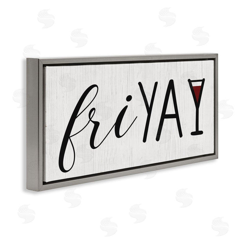 Stupell Studio | Fri Yay with Martini Glass