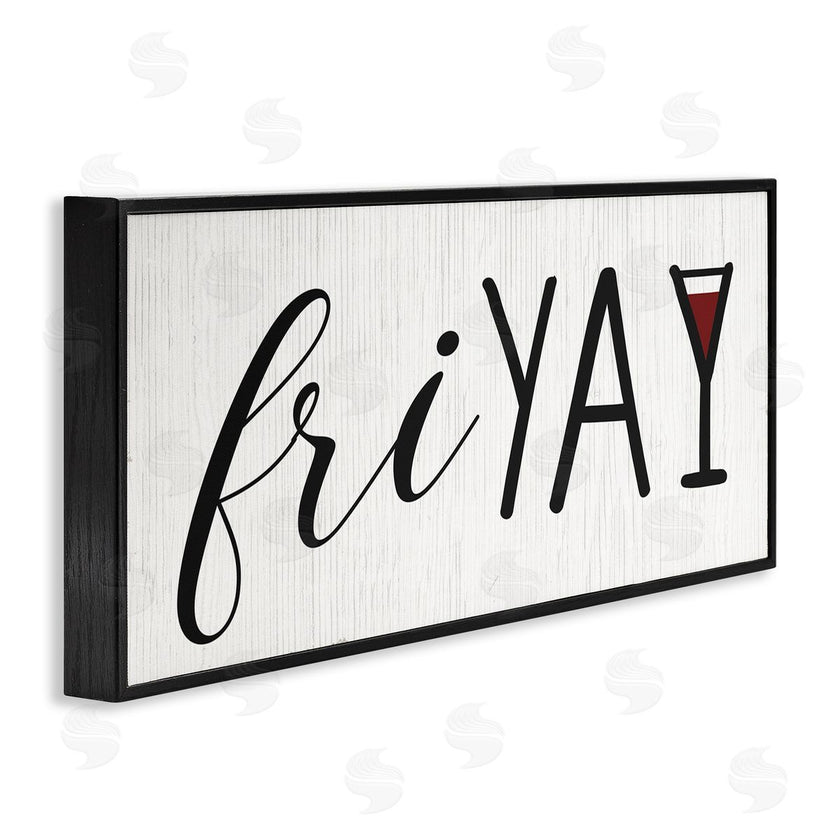 Stupell Studio | Fri Yay with Martini Glass