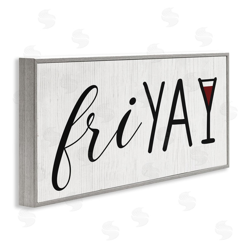 Stupell Studio | Fri Yay with Martini Glass