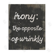 Stupell Studio | Irony Definition Funny Laundry