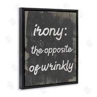 Stupell Studio | Irony Definition Funny Laundry