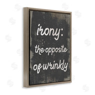 Stupell Studio | Irony Definition Funny Laundry
