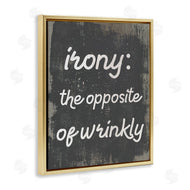 Stupell Studio | Irony Definition Funny Laundry