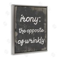 Stupell Studio | Irony Definition Funny Laundry