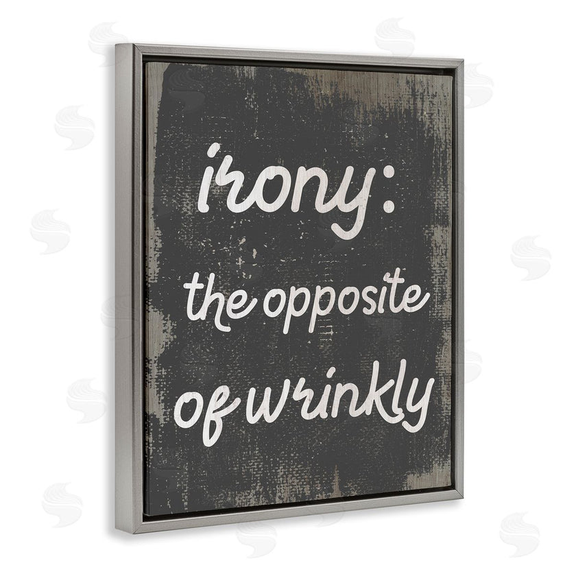 Stupell Studio | Irony Definition Funny Laundry