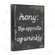 Stupell Studio | Irony Definition Funny Laundry