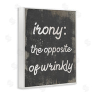 Stupell Studio | Irony Definition Funny Laundry