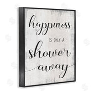 Stupell Studio | Happiness is a Shower Away