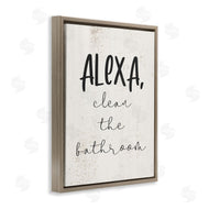Stupell Studio | Alexa Clean the Bathroom