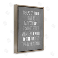 Stupell Studio | Call the Bathroom Jim
