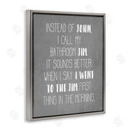 Stupell Studio | Call the Bathroom Jim