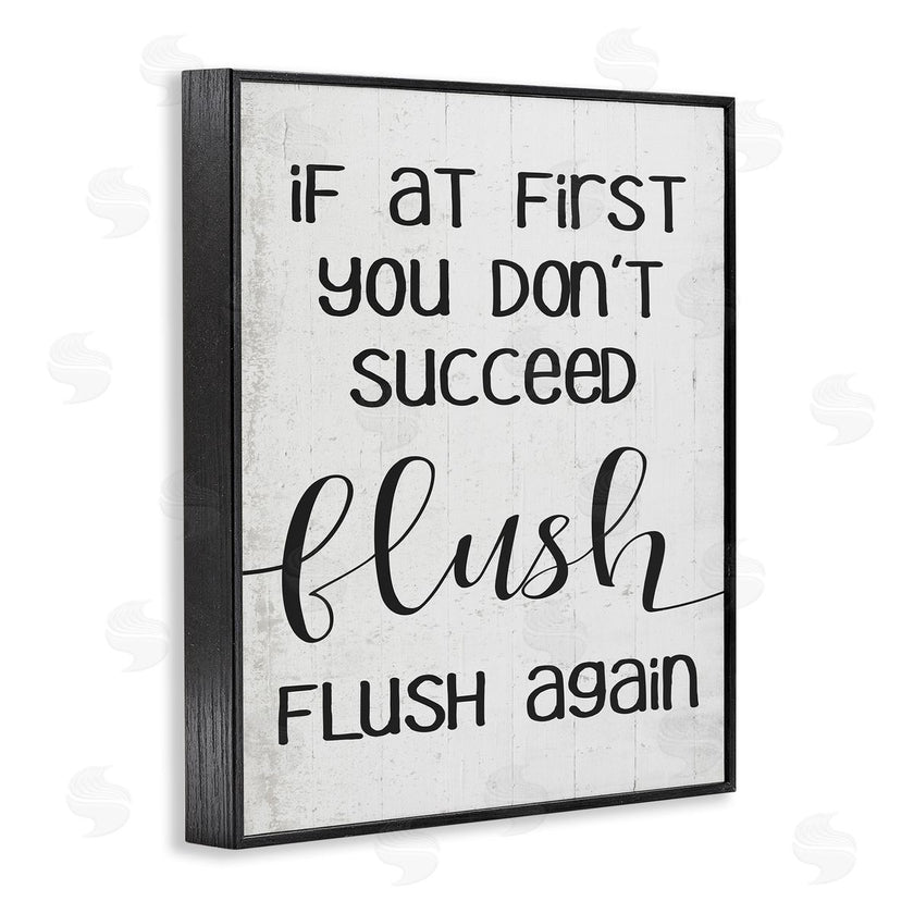 Stupell Studio | If You Don't Succeed Flush Again